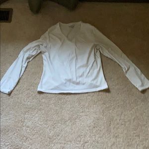 White long sleeve tee